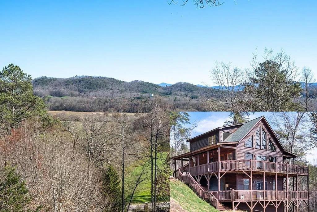 Mistletoe Cabin- Private Cabin W Views, Hottub, Pet Friendly Murphy Exteriör bild