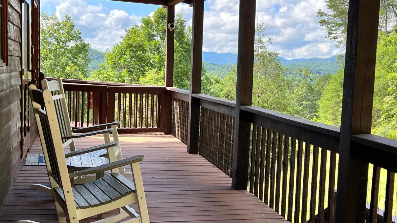 Mistletoe Cabin- Private Cabin W Views, Hottub, Pet Friendly Murphy Exteriör bild
