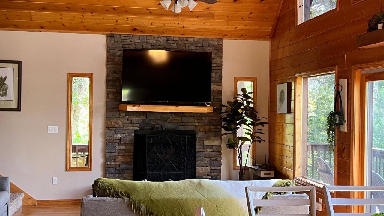 Mistletoe Cabin- Private Cabin W Views, Hottub, Pet Friendly Murphy Exteriör bild