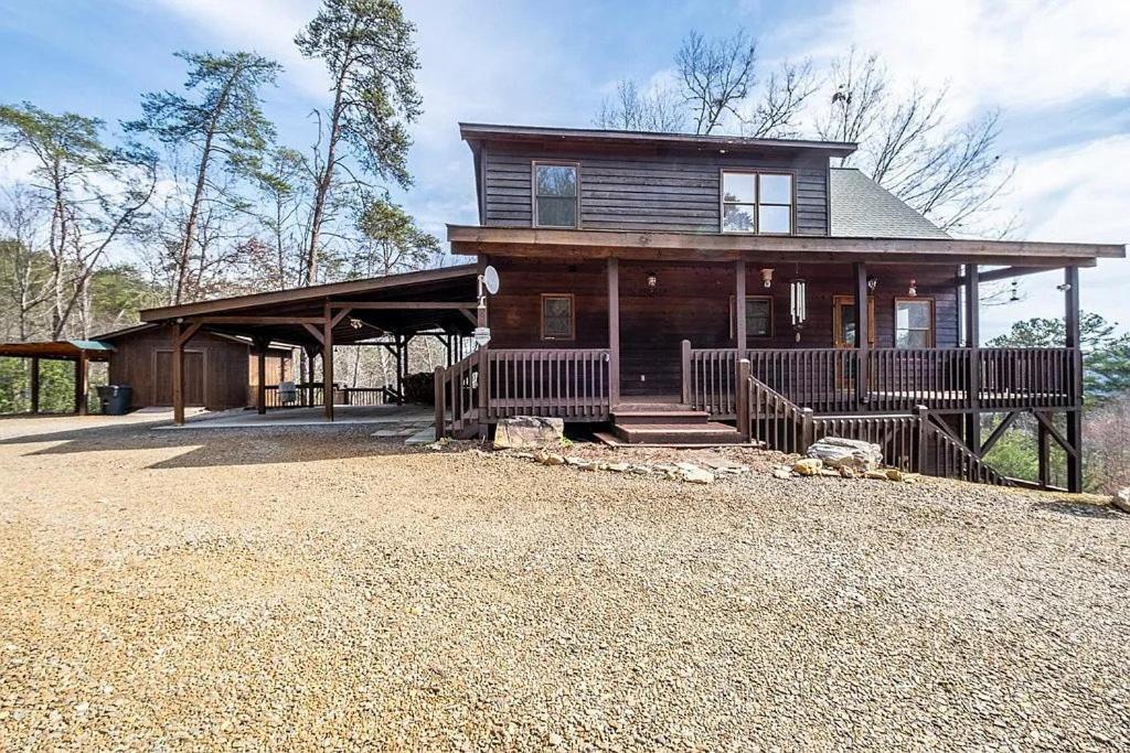 Mistletoe Cabin- Private Cabin W Views, Hottub, Pet Friendly Murphy Exteriör bild